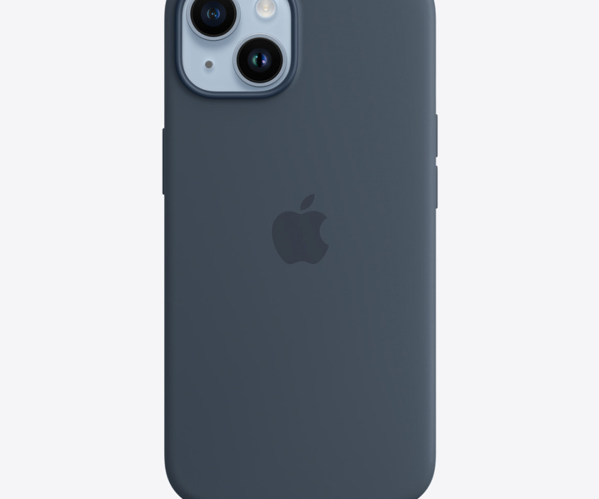 Apple iPhone 14 Silicone Case with MagSafe - Storm Blue