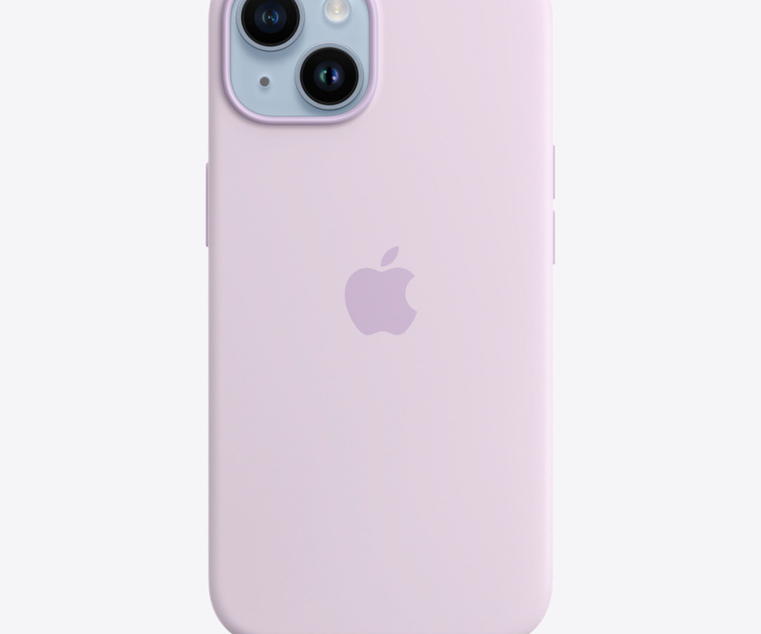 Apple iPhone 14 Silicone Case with MagSafe - Lilac (SEASONAL 2022 Fall)