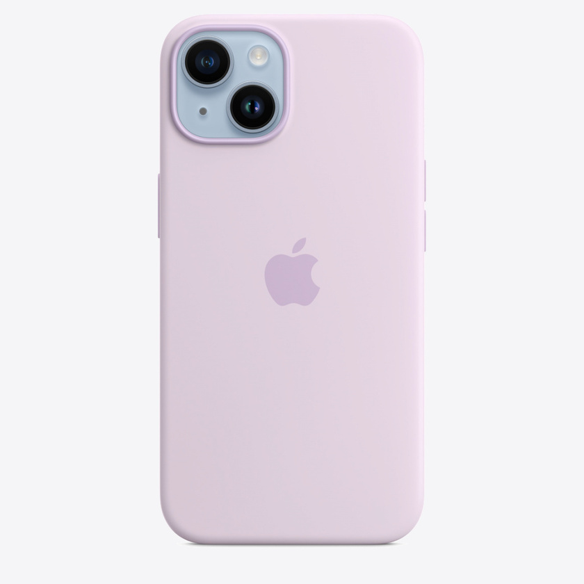 Apple iPhone 14 Silicone Case with MagSafe - Lilac (SEASONAL 2022 Fall)