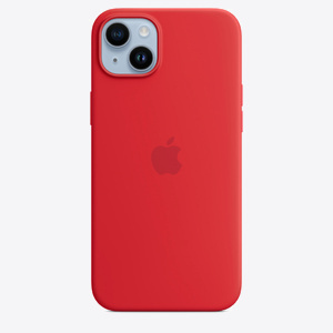 Apple iPhone 14 Plus Silicone Case with MagSafe - Red