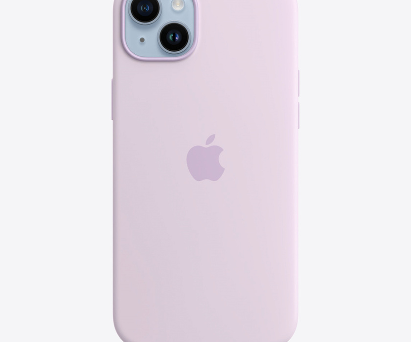 Apple iPhone 14 Plus Silicone Case with MagSafe - Lilac (SEASONAL 2022 Fall)