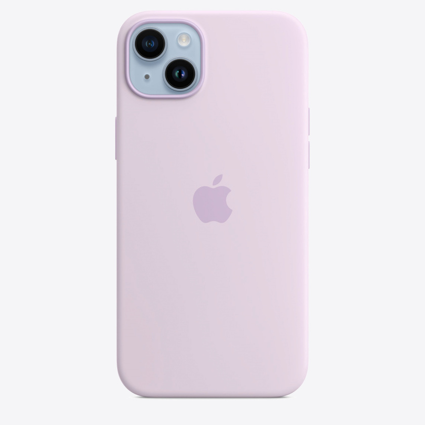 Apple iPhone 14 Plus Silicone Case with MagSafe - Lilac (SEASONAL 2022 Fall)