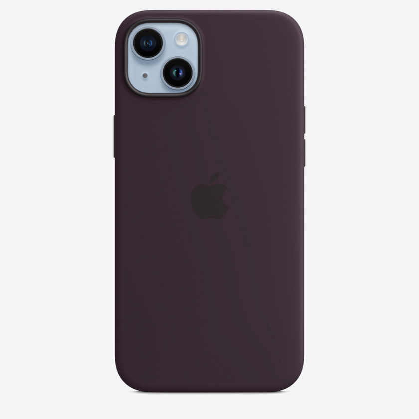 Apple iPhone 14 Plus Silicone Case with MagSafe - Elderberry (SEASONAL 2022 Fall)