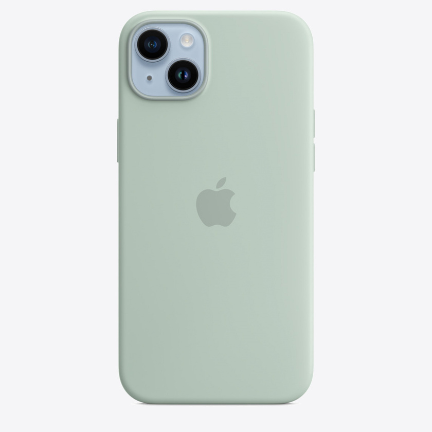 Apple iPhone 14 Plus Silicone Case with MagSafe - Succulent (SEASONAL 2022 Fall)