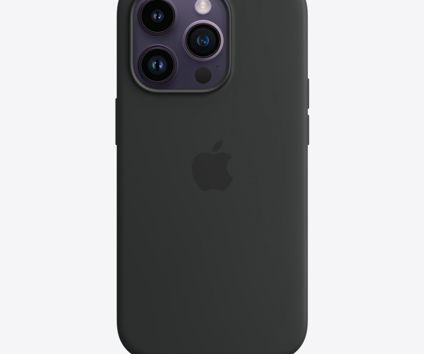 Apple iPhone 14 Pro Silicone Case with MagSafe - Midnight