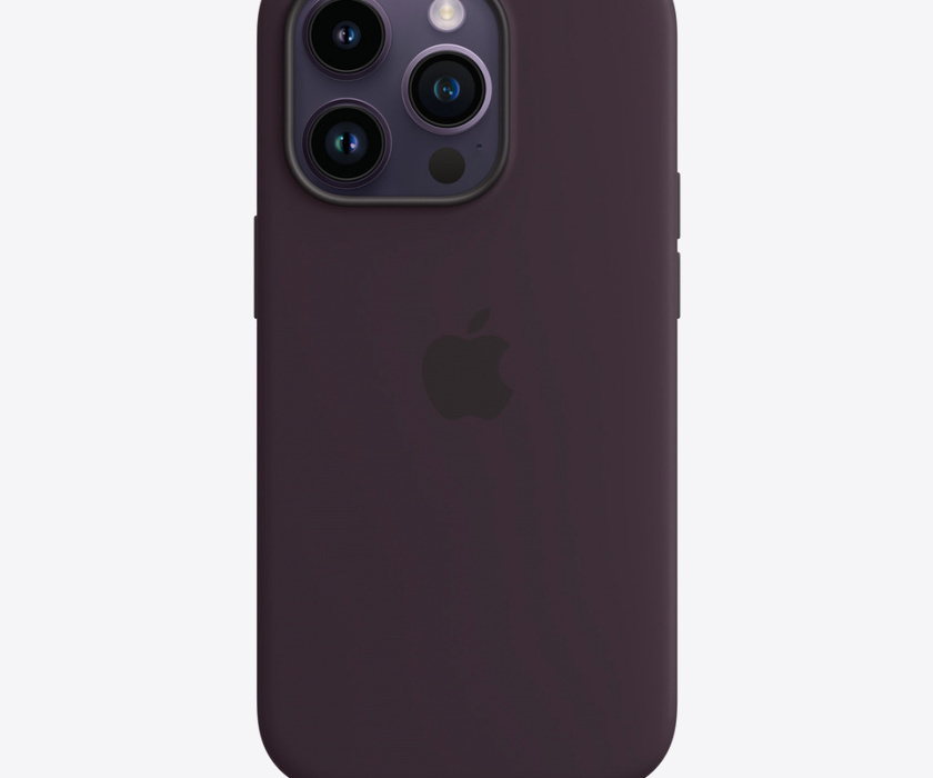 Apple iPhone 14 Pro Silicone Case with MagSafe - Elderberry (SEASONAL 2022 Fall)