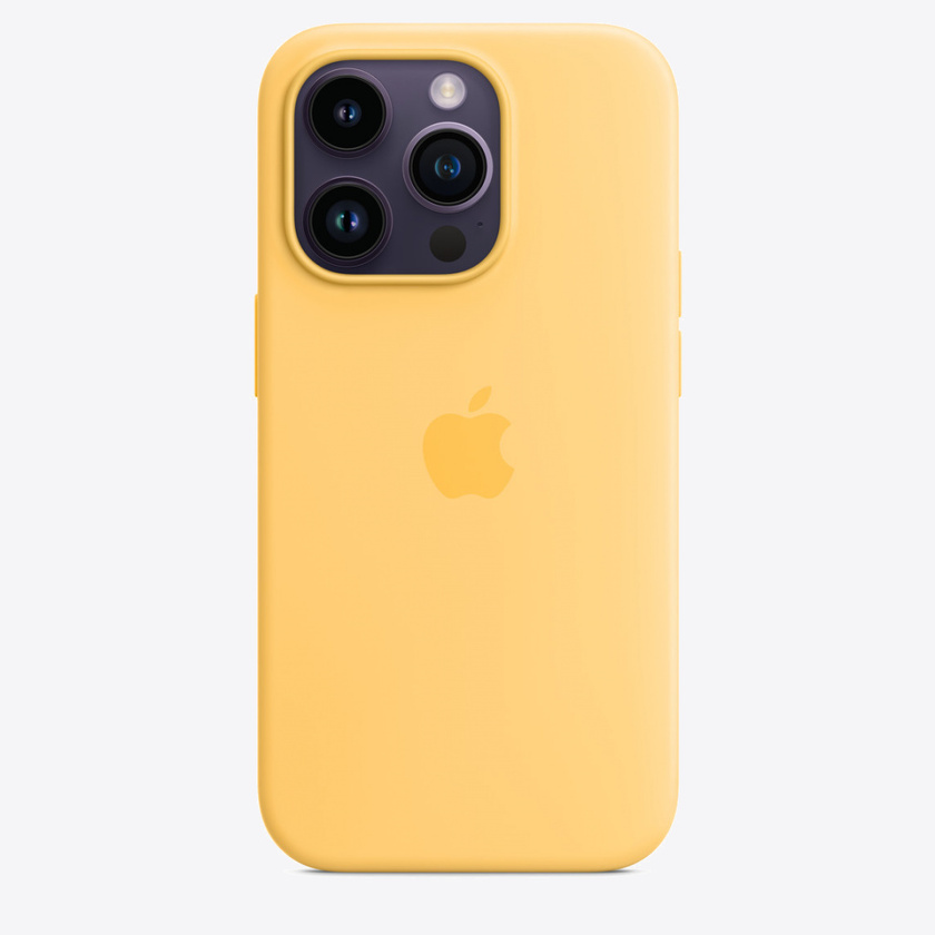 Apple iPhone 14 Pro Silicone Case with MagSafe - Sunglow (SEASONAL 2022 Fall)