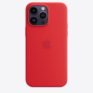 Apple iPhone 14 Pro Max Silicone Case with MagSafe - Red