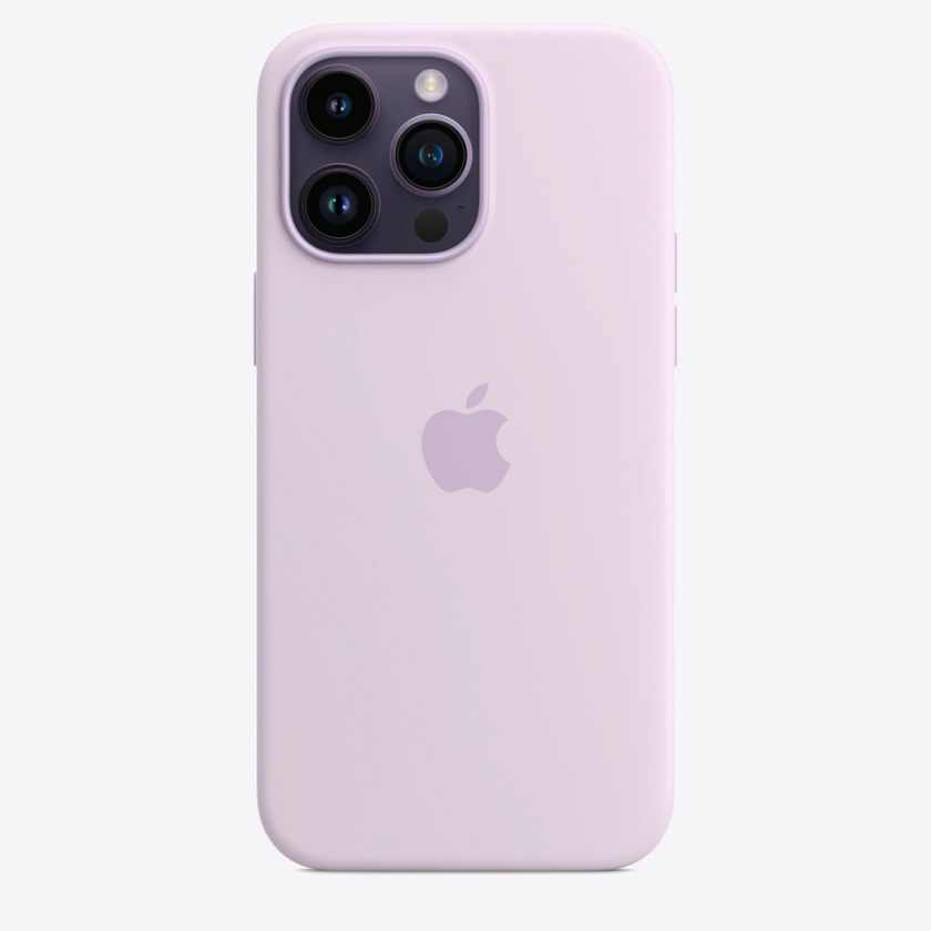 Apple iPhone 14 Pro Max Silicone Case with MagSafe - Lilac (SEASONAL 2022 Fall)