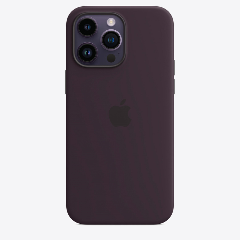 Apple iPhone 14 Pro Max Silicone Case with MagSafe - Elderberry (SEASONAL 2022 Fall)