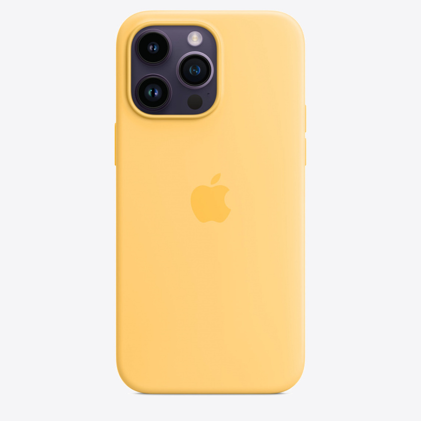 Apple iPhone 14 Pro Max Silicone Case with MagSafe - Sunglow (SEASONAL 2022 Fall)