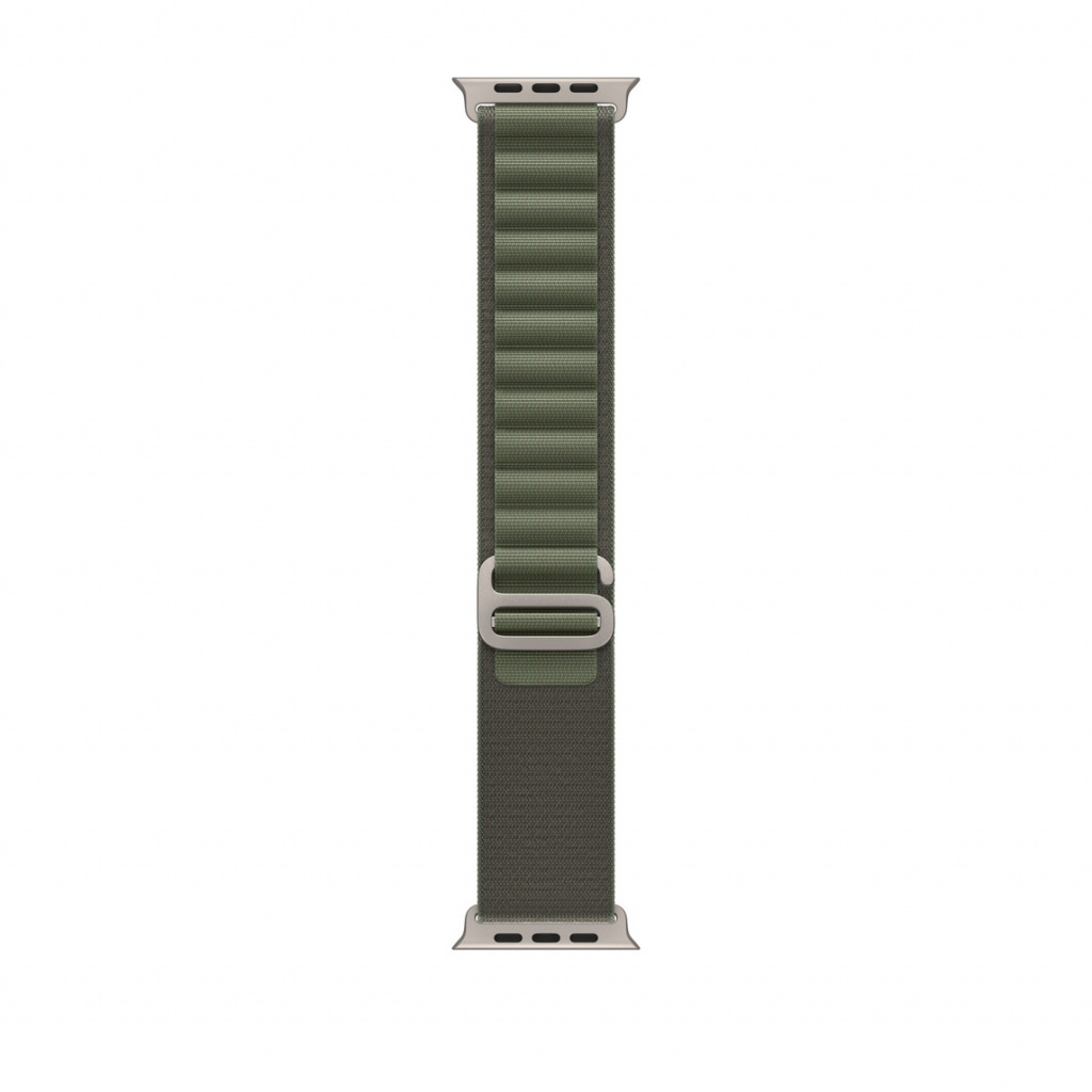 Apple Watch 49mm Band: Green Alpine Loop - Medium