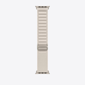 Apple Watch 49mm Band: Starlight Alpine Loop - Medium