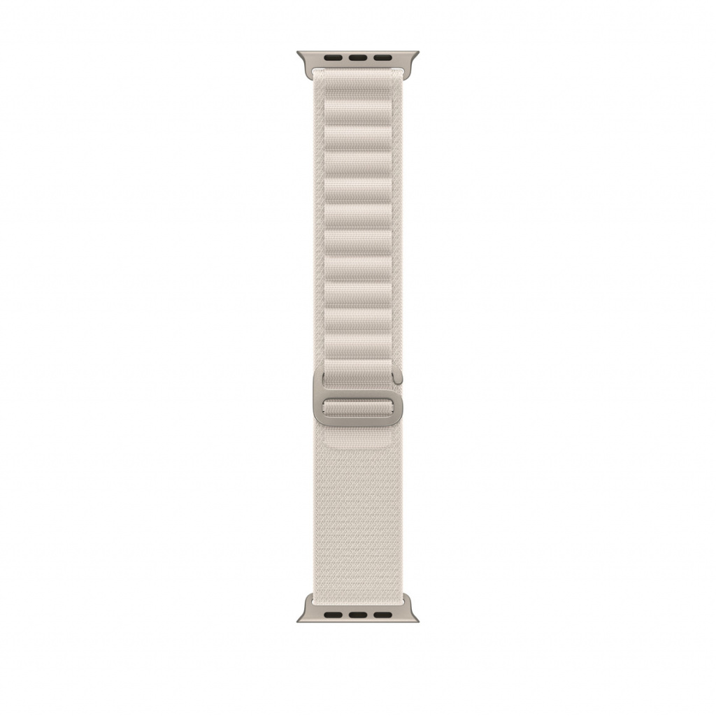 Apple Watch 49mm Band: Starlight Alpine Loop - Large