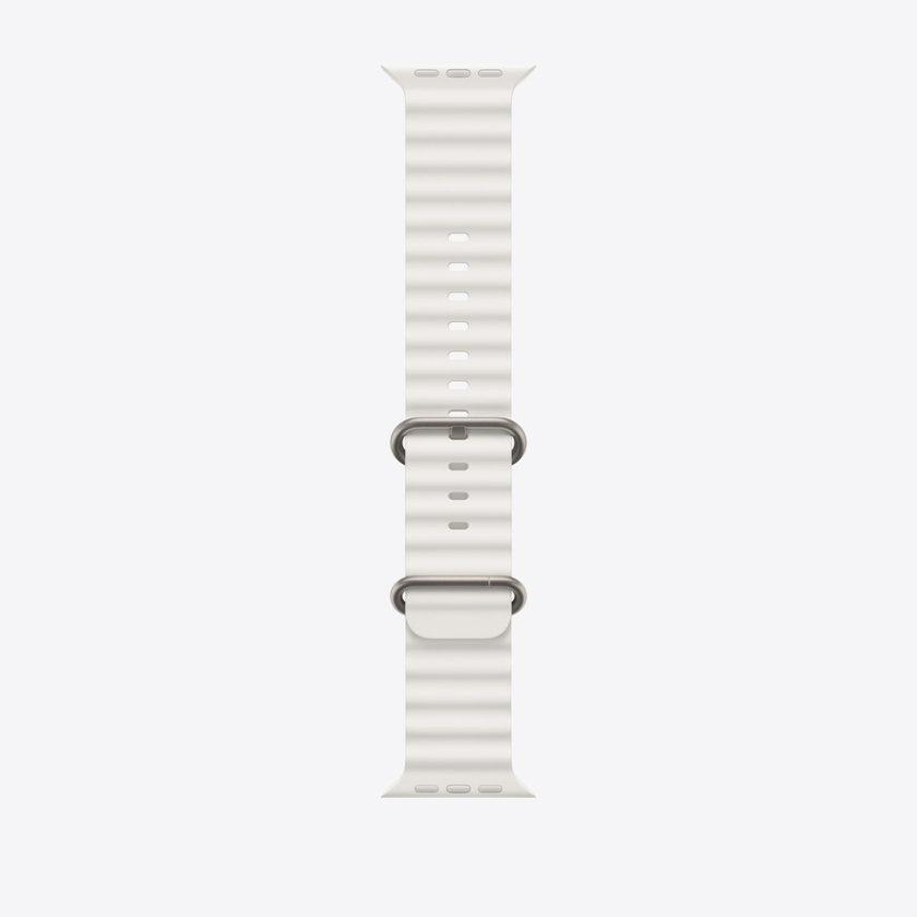 Apple Watch 49mm Band: White Ocean Band