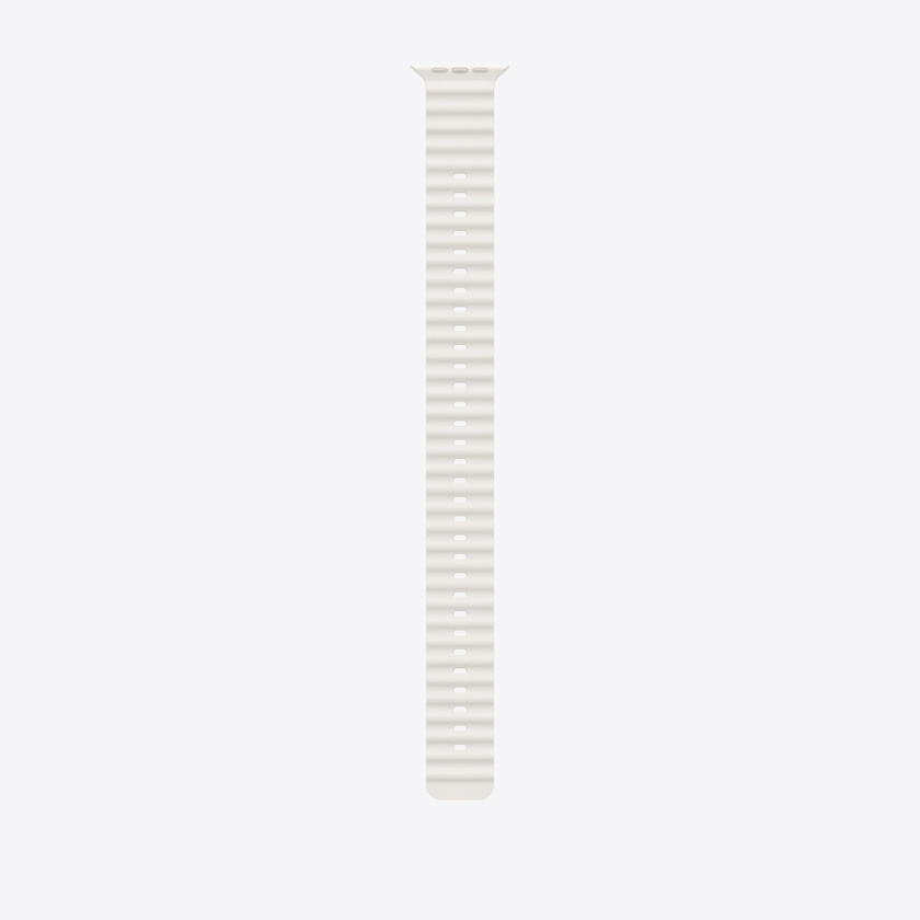 Apple Watch 49mm Band: White Ocean Band Extension