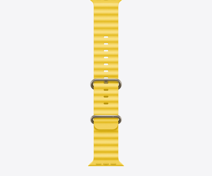 Apple Watch 49mm Band: Yellow Ocean Band