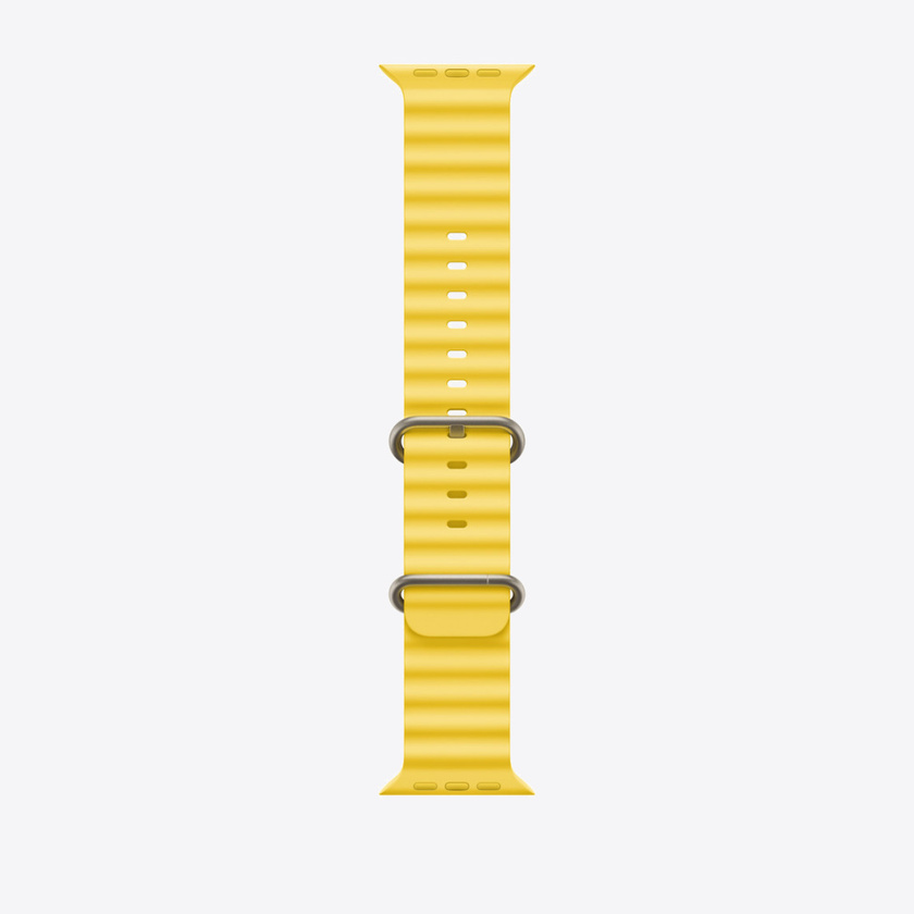 Apple Watch 49mm Band: Yellow Ocean Band