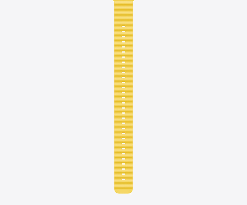Apple Watch 49mm Band: Yellow Ocean Band Extension