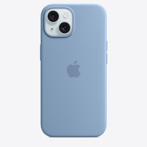 Apple iPhone 15 Silicone Case w MagSafe - Winter Blue