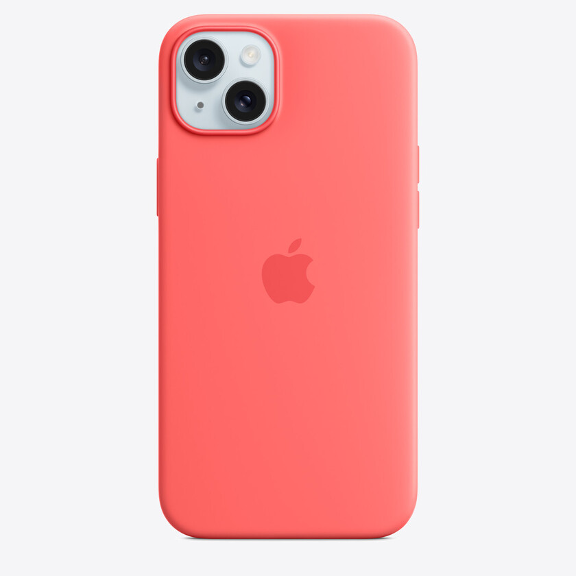 Apple iPhone 15 Plus Silicone Case w MagSafe - Guava