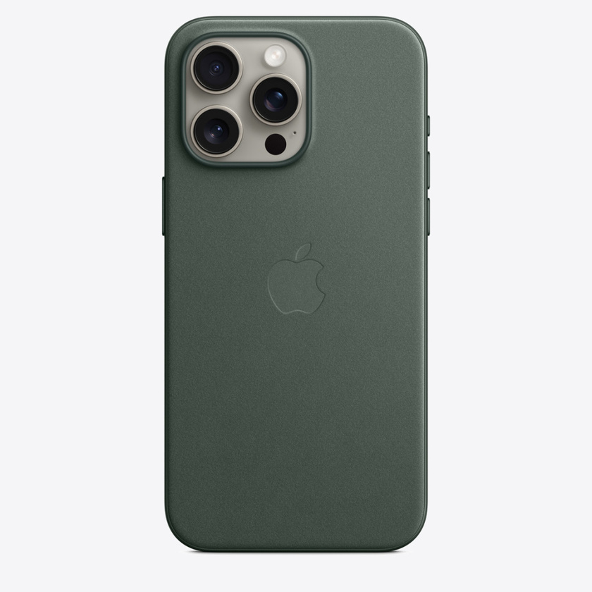 Apple iPhone 15 Pro Max FineWoven Case w MagSafe - Evergreen