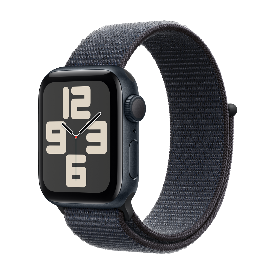 Apple Watch SE2 v3 GPS 40mm Midnight Alu Case with Ink Sport Loop