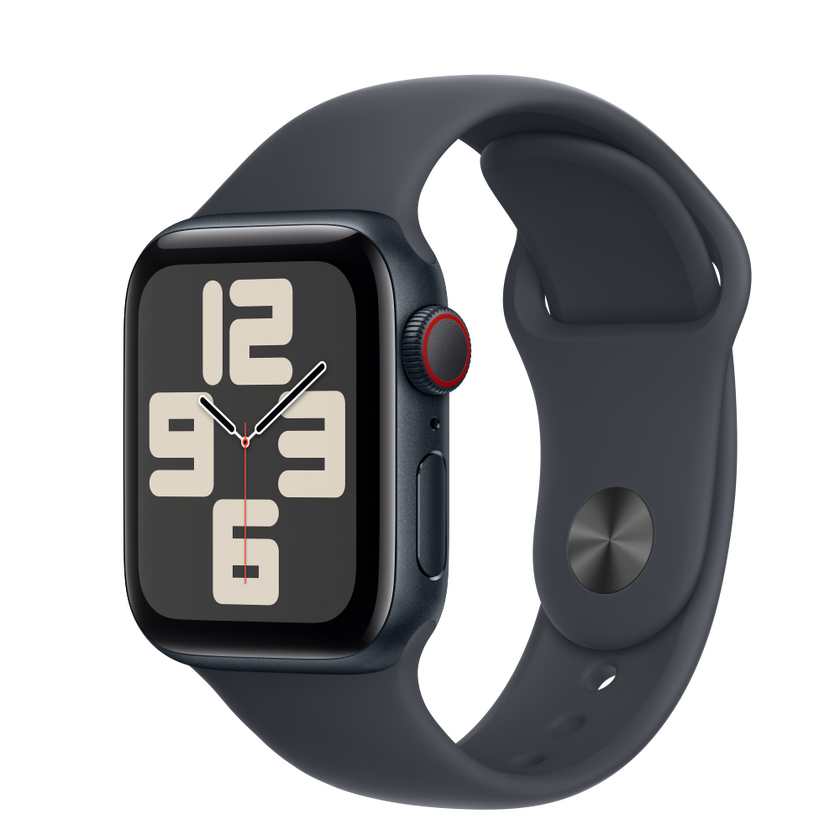 Apple Watch SE2 v3 Cellular 40mm Midnight Alu Case with Midnight Sport Band - M/L