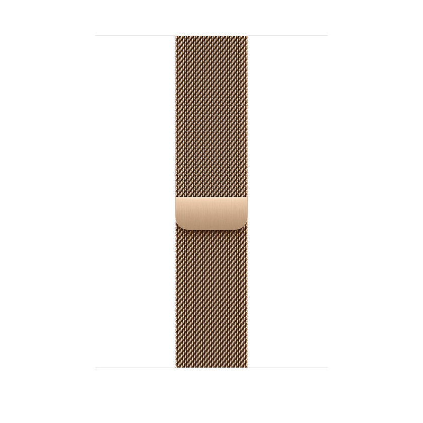 Apple Watch 46mm Milanese Loop: Gold Milanese Loop - M/L
