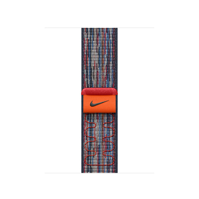 Apple Watch 42mm Nike Sport Loop: Blue/Red Nike Sport Loop