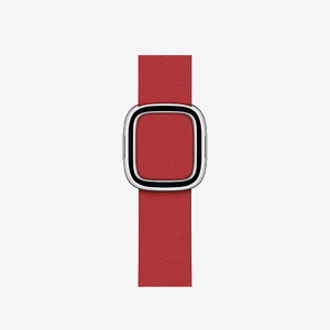 Apple Watch 40mm Band Scarlet Modern Buckle Medium (Seasonal Fall 2020)