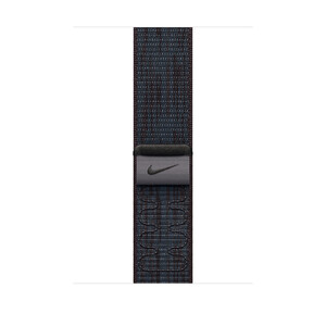 Apple Watch 46mm Nike Sport Loop: Black/Blue Nike Sport Loop