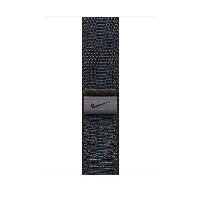 Apple Watch 46mm Nike Sport Loop: Black/Blue Nike Sport Loop