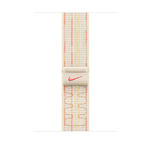 Apple Watch 46mm Nike Sport Loop: Starlight/Pink Nike Sport Loop