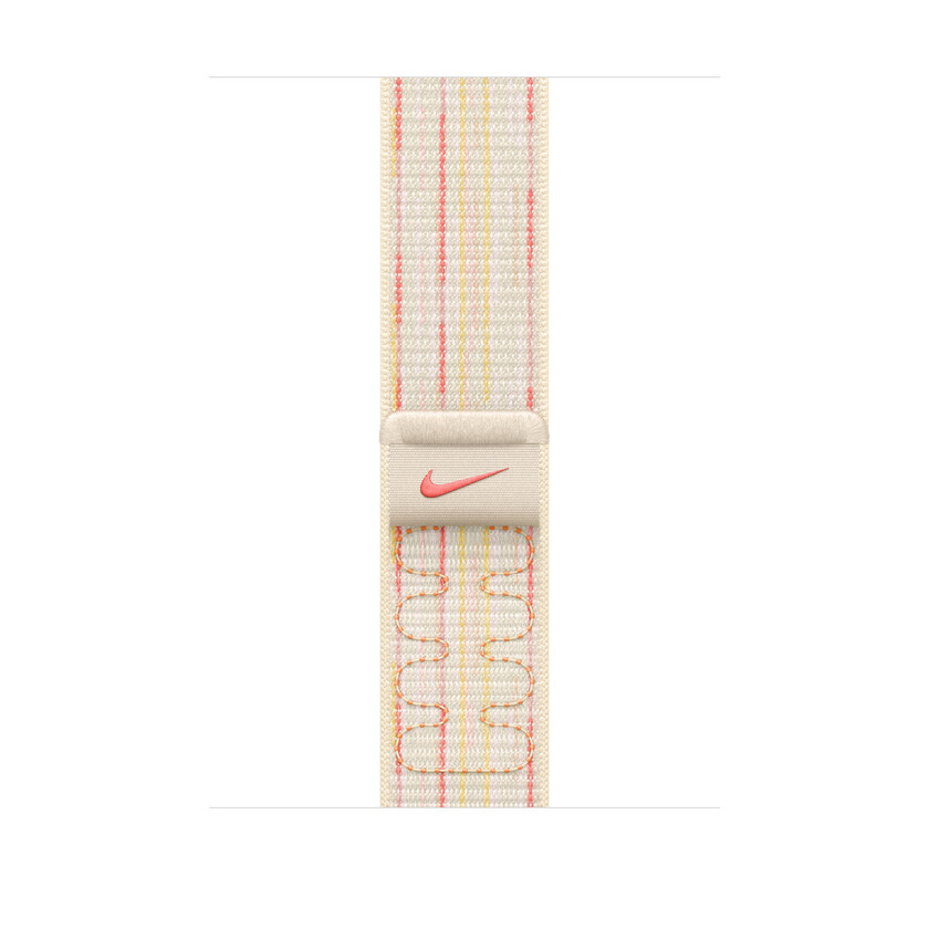 Apple Watch 46mm Nike Sport Loop: Starlight/Pink Nike Sport Loop