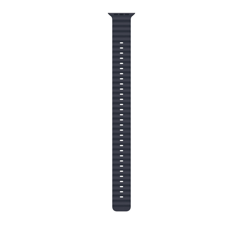Apple Watch 49mm Band: Navy Ocean Band Extension - Black Titanium Finish