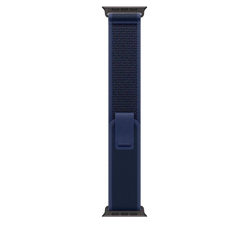 Apple Watch 49mm Loop: Blue Trail Loop - M/L - Black Titanium Finish