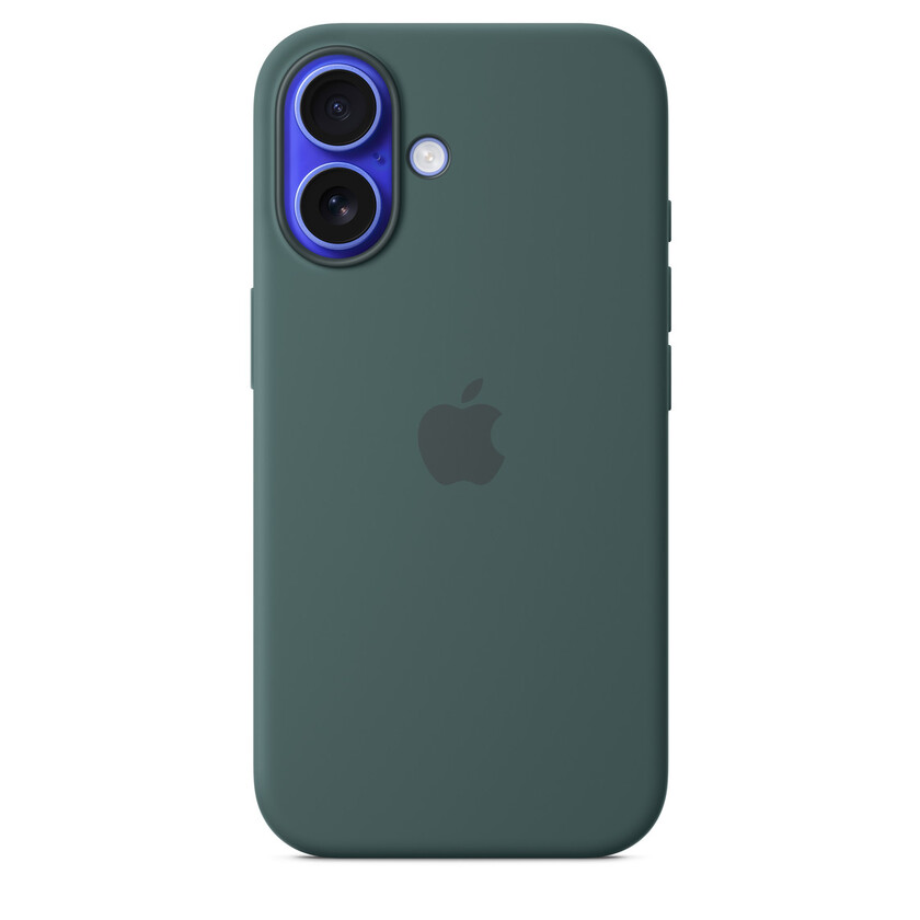 Apple iPhone 16 Silicone Case with MagSafe - Lake Green (Seasonal)