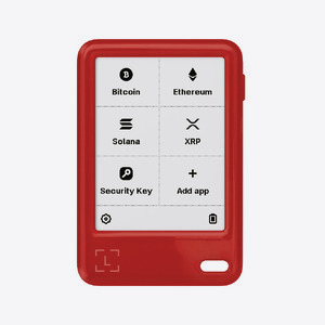 Ledger Nano Gen 5 including Ledger Recovery Key - Cherry Red