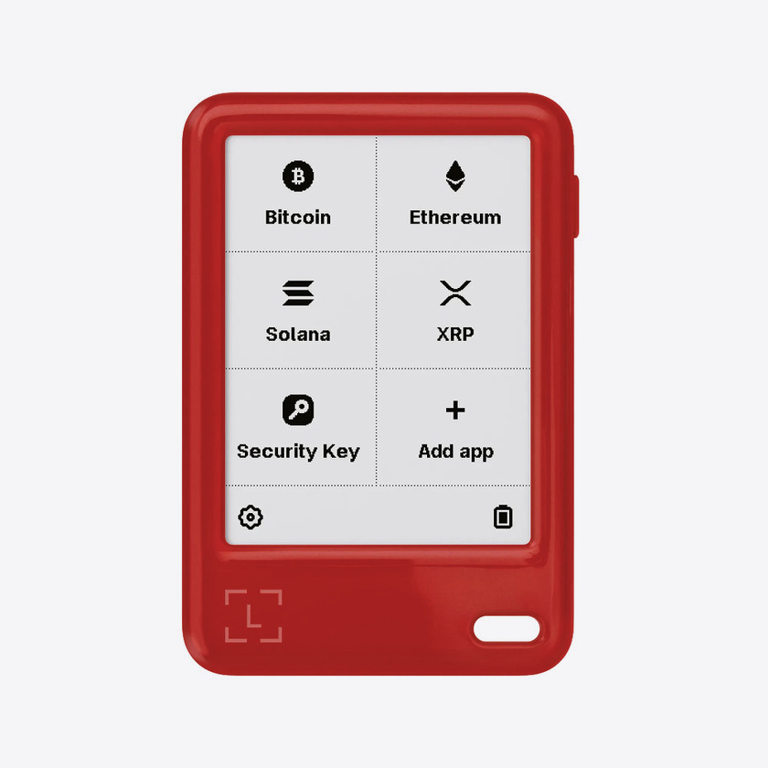 Ledger Nano Gen 5 including Ledger Recovery Key - Cherry Red