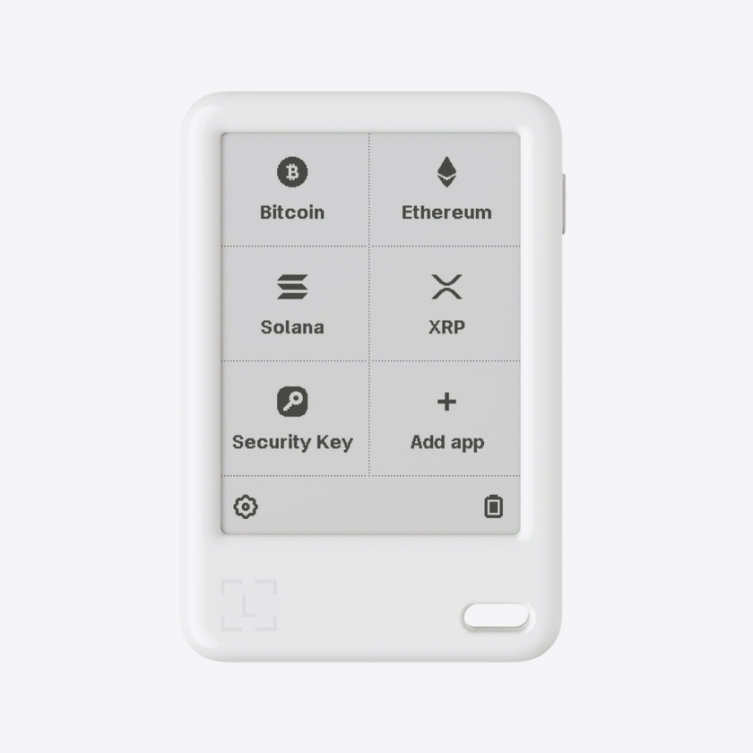 Ledger Nano Gen 5 including Ledger Recovery Key - Glacier White