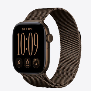 Apple Watch S12 GPS 42mm Dark Bronze Aluminium Case with Dark Bronze Milanese Loop