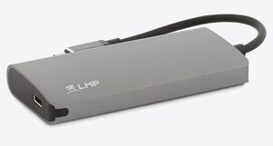 LMP USB-C Video Hub 5 Port: HDMI, 3x USB 3.0, USB-C port Space gray