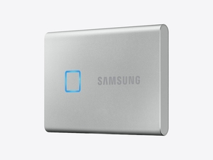 Външен диск Samsung Portable SSD T7 Touch 500GB Silver