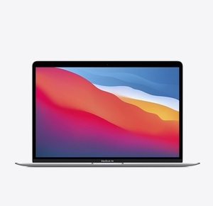 MacBook Air 13" с Apple M1 с 8-Core CPU и 7-Core GPU, 8GB, 256GB SSD - Silver, Intl. Engl. клавиатура
