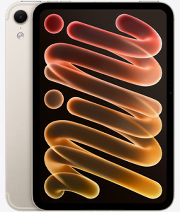iPad mini (A20 Pro) Wi‑Fi + Cellular 128GB with standard glass - Starlight