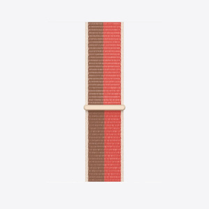 Apple Watch Pink Pomelo/Tan Sport Loop Regular 45mm