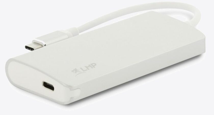 LMP USB-C Video Hub 5 Port: HDMI, 3x USB 3.0, USB-C port Silver