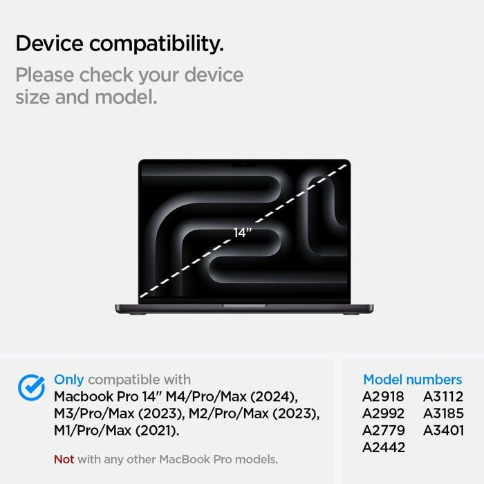 Spigen Urban Fit Case for MacBook Pro 14" M4 Pro / M4 Max (2024)