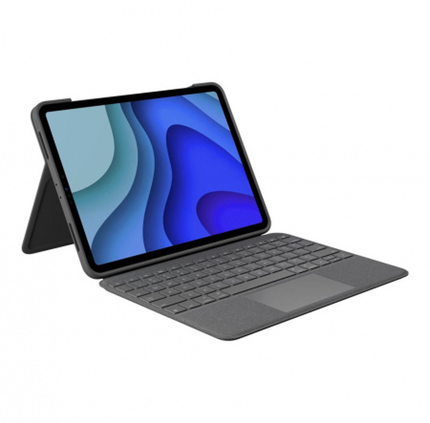 Logitech Folio Touch for iPad Air(R) (4th & 5th generation) - Oxford Grey - US